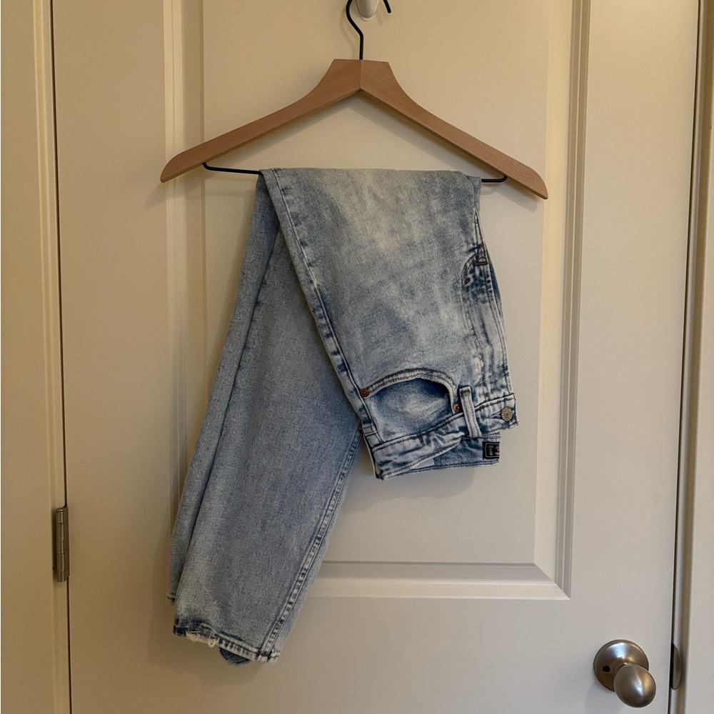 Abercrombie & Fitch ultra high rise skinny jeans straight leg jeans